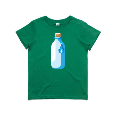 Water Bottle Kid's T-shirt Thumbnail